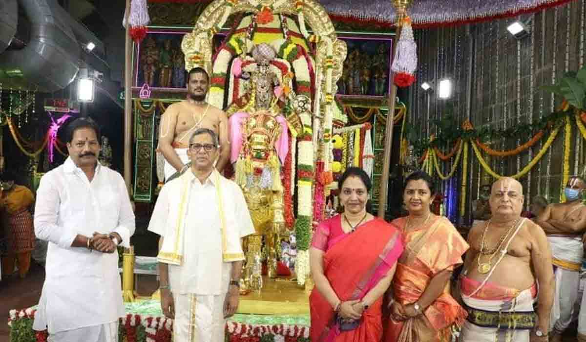 CJI NV Ramana | ముగిసిన సీజే ఎన్‌వీ రమణ తిరుమల పర్యటన