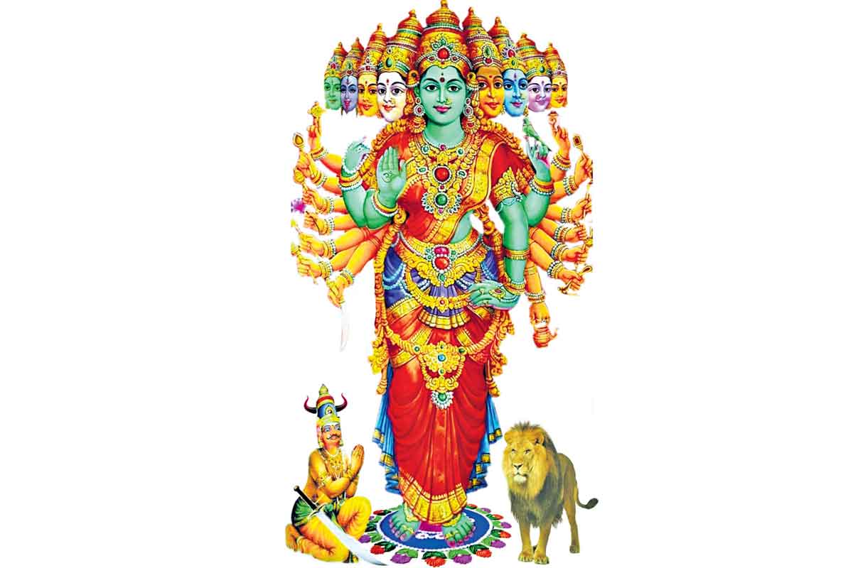 45 అడుగుల ఎత్తైన శ్రీ చక్ర విశ్వరూపిణి