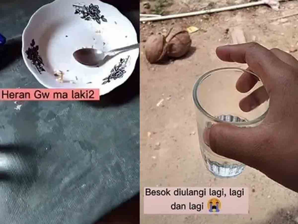 భర్త తిని వదిలేసిన ప్లేటు, గ్లాసును.. ఇంటి బయటకు విసిరేసిన భార్య