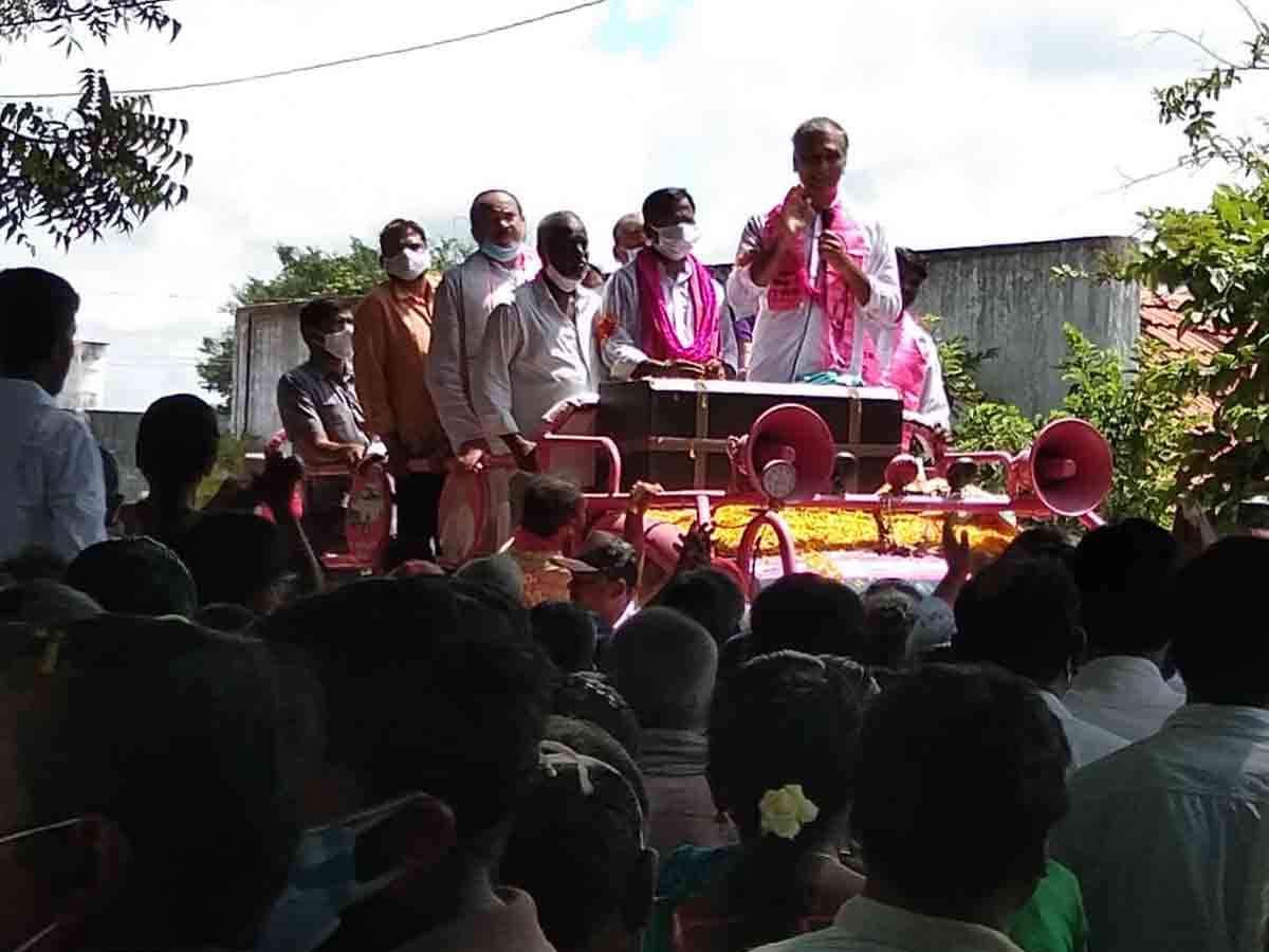 Huzurabad | ఈటల స్వార్థం కోసమే ఉప ఎన్నికలు : మంత్రి హరీశ్‌రావు