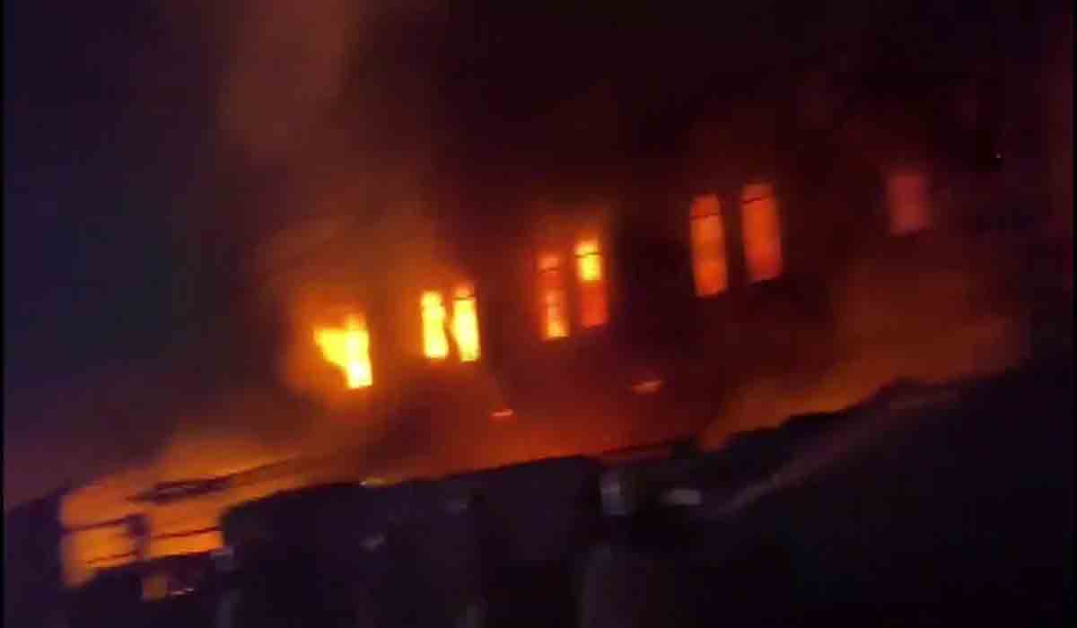 రాజధానిలో భారీ అగ్నిప్రమాదం..