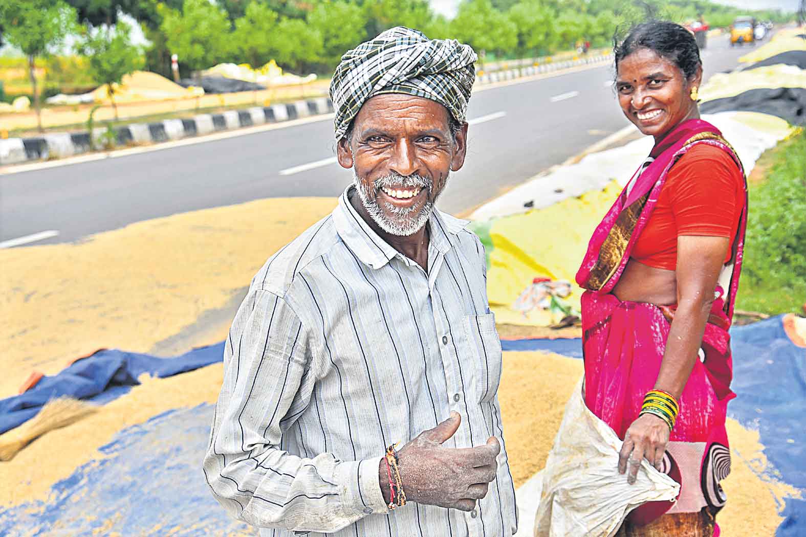వడ్ల కొనుగోలుపై రైతుల హర్షం