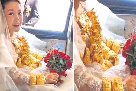 నిలువెత్తు బంగారం బహుమానం..!