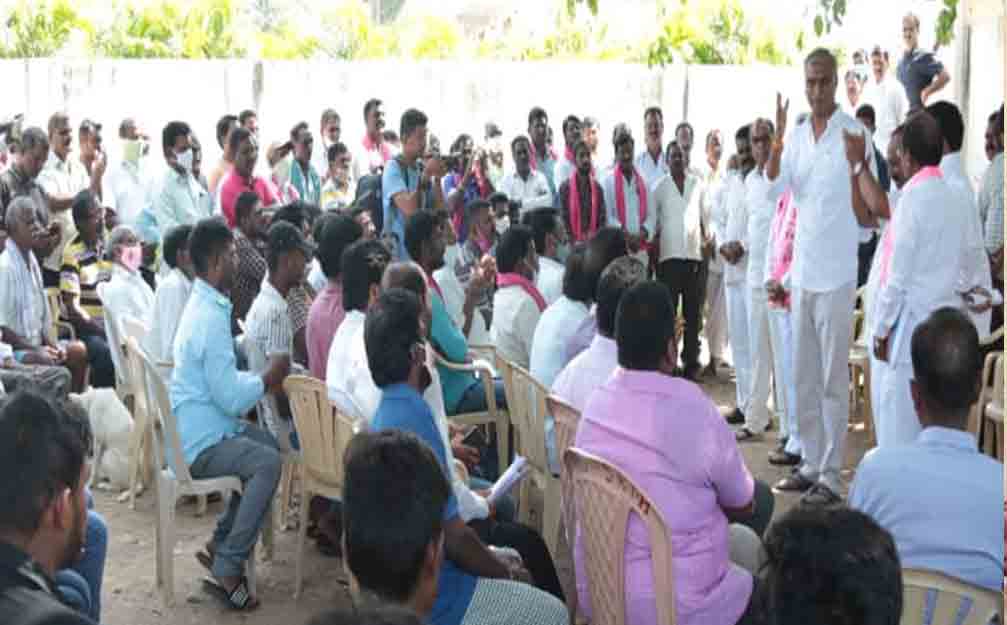 Huzurabad | శ్రీనివాస్‌యాదవ్ భారీ గెలుపే లక్ష్యంగా పని చేయాలి.. ముఖ్యకార్యకర్తలతో సమావేశంలో మంత్రి హరీష్‌రావు..