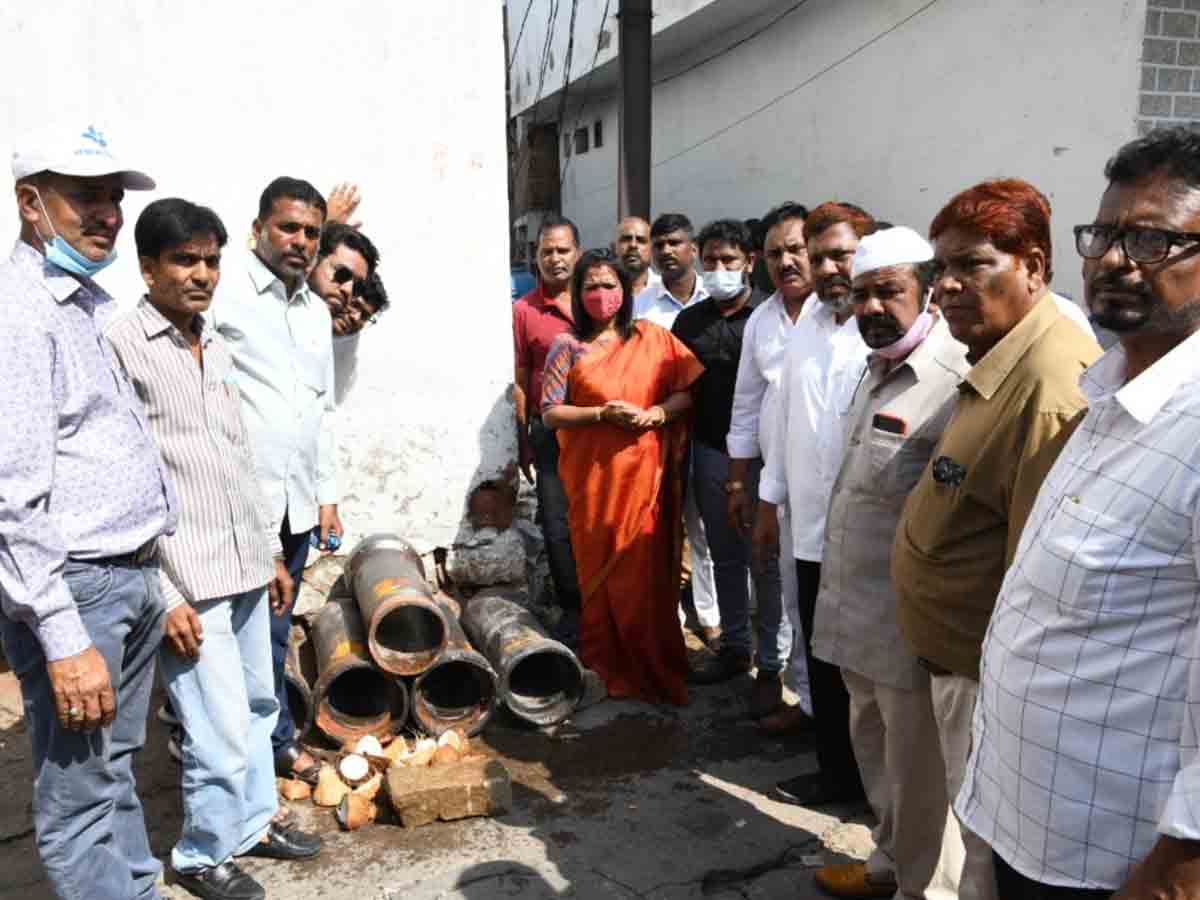 మురుగు సమస్యల పరిష్కారం కోసం రూ.31 లక్షలతో పనులు : మేయర్‌ విజయలక్ష్మి