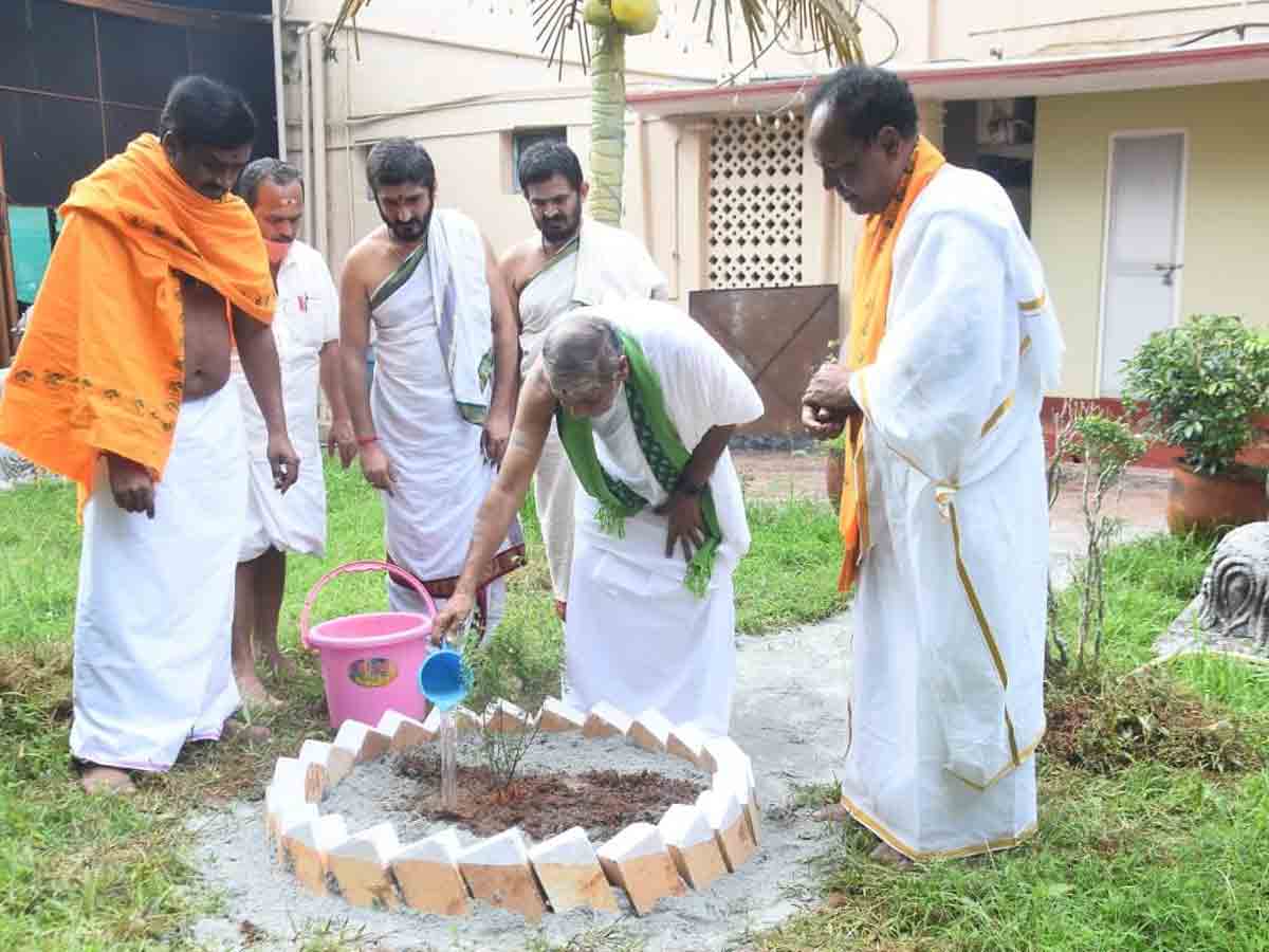 Green India Challenge | శృంగేరి పీఠంలో ‘గ్రీన్ ఇండియా చాలెంజ్’