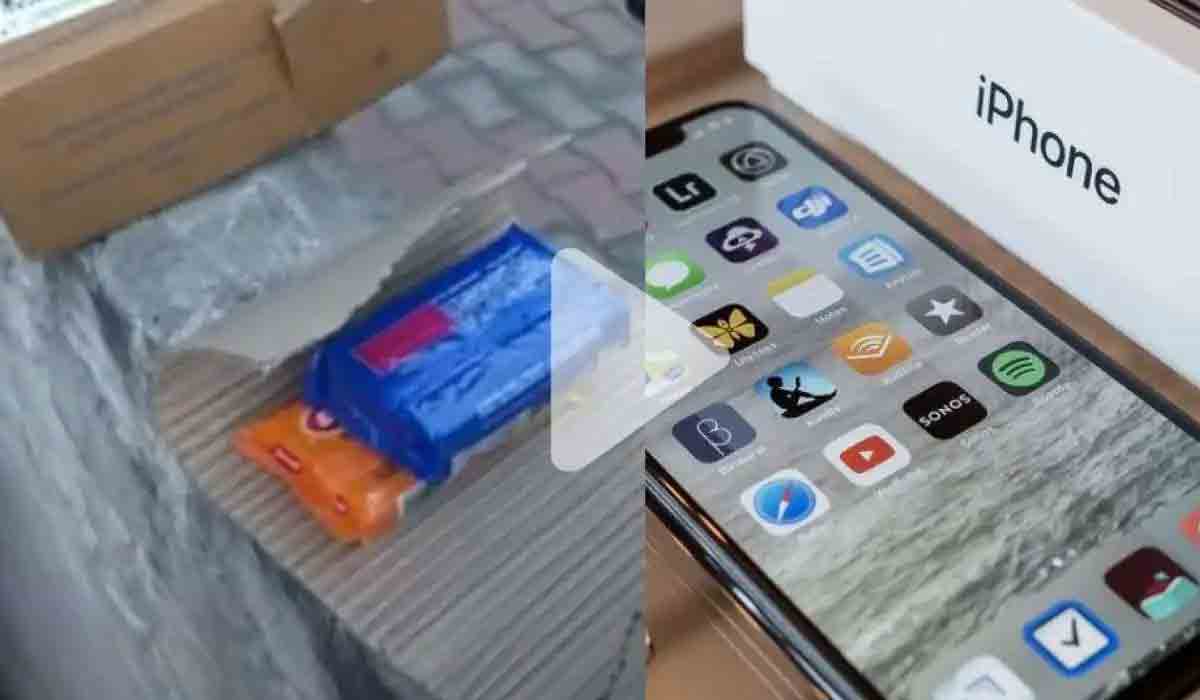 Apple iPhone 12 | ఐఫోన్ ఆర్డ‌ర్ చేస్తే.. రెండు నిర్మా స‌బ్బులు వ‌చ్చాయి.. వీడియో