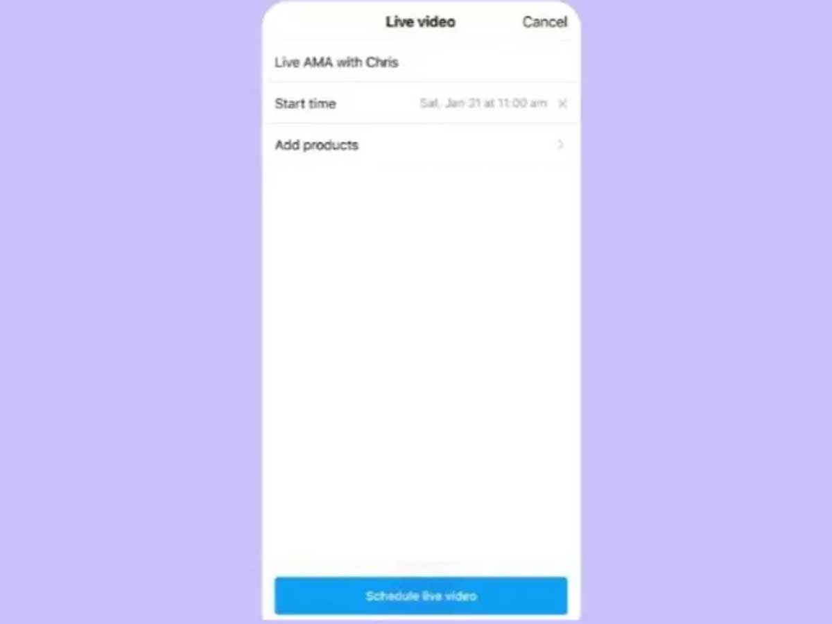 Instagram Live : ఇన్‌స్టాగ్రామ్‌లో కొత్త ఫీచ‌ర్.. ఇన్‌స్టాగ్రామ్ లైవ్‌ను షెడ్యూల్ చేసుకోవ‌చ్చు.. ఎలాగంటే?