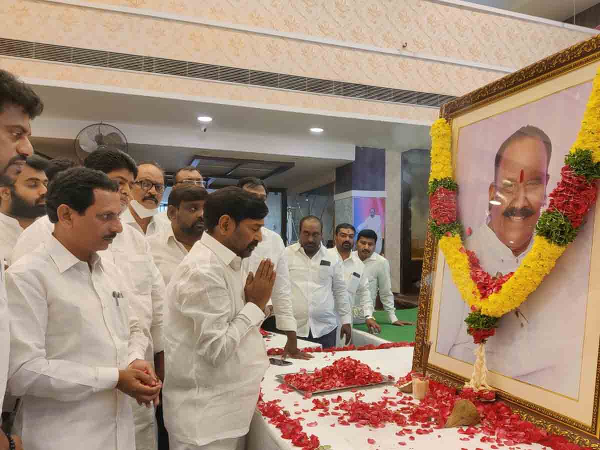 హైదరాబాద్ పై నాయినిది చెరగని ముద్ర : మంత్రి జగదీష్‌రెడ్డి