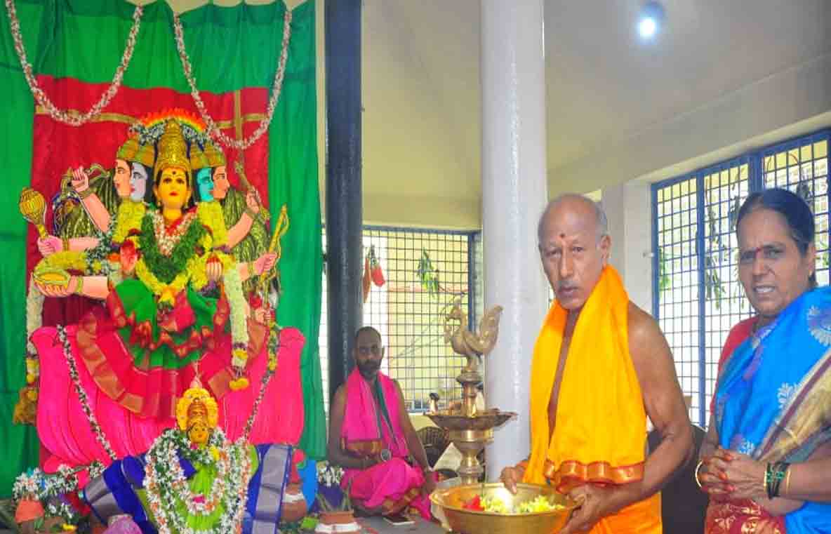 Jamalapuram temple | శ్రీవేంకటేశ్వరస్వామి ఆలయంలో వైభవంగా దేవీశరన్నవరాత్రి ఉత్సవాలు..