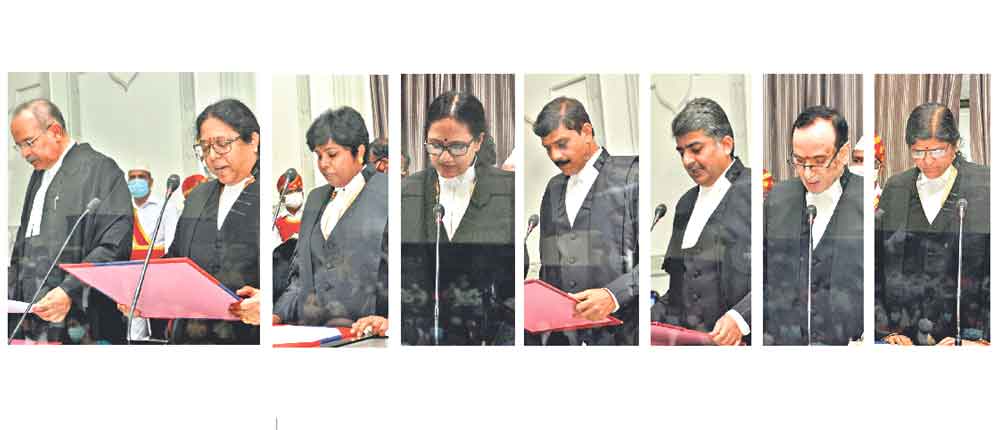 హైకోర్టుకు ఏడుగురు జడ్జీలు