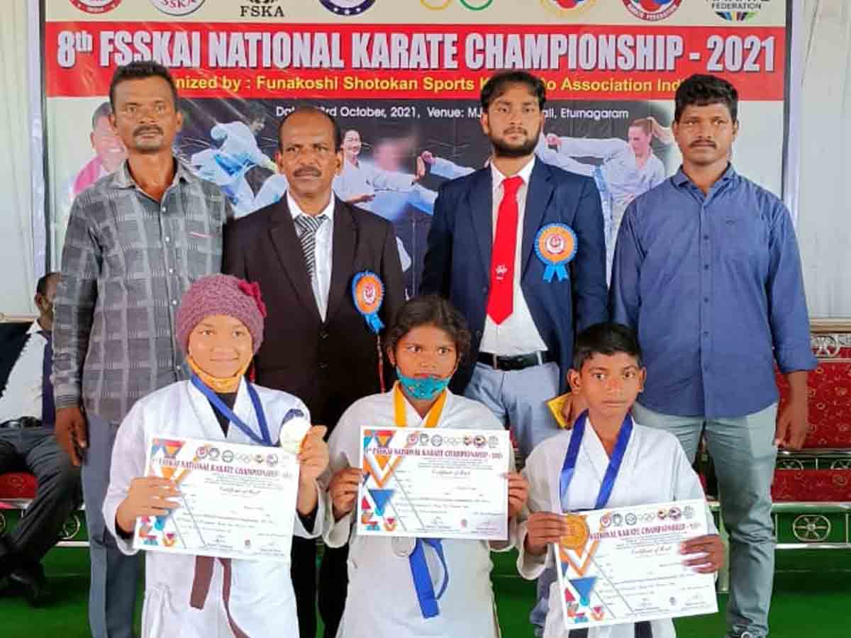 Manuguru | నేషనల్ కరాటే చాంపియన్‌షిప్ పోటీల్లో సత్తాచాటిన మణుగూరు విద్యార్థులు..