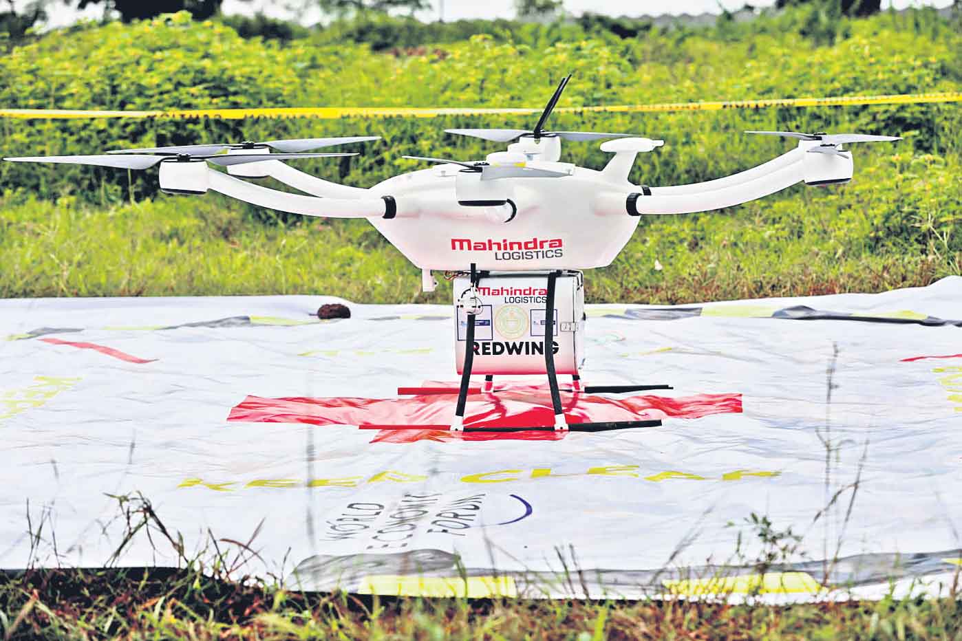 ఆకాశమార్గాన మహీంద్రా మందులు!