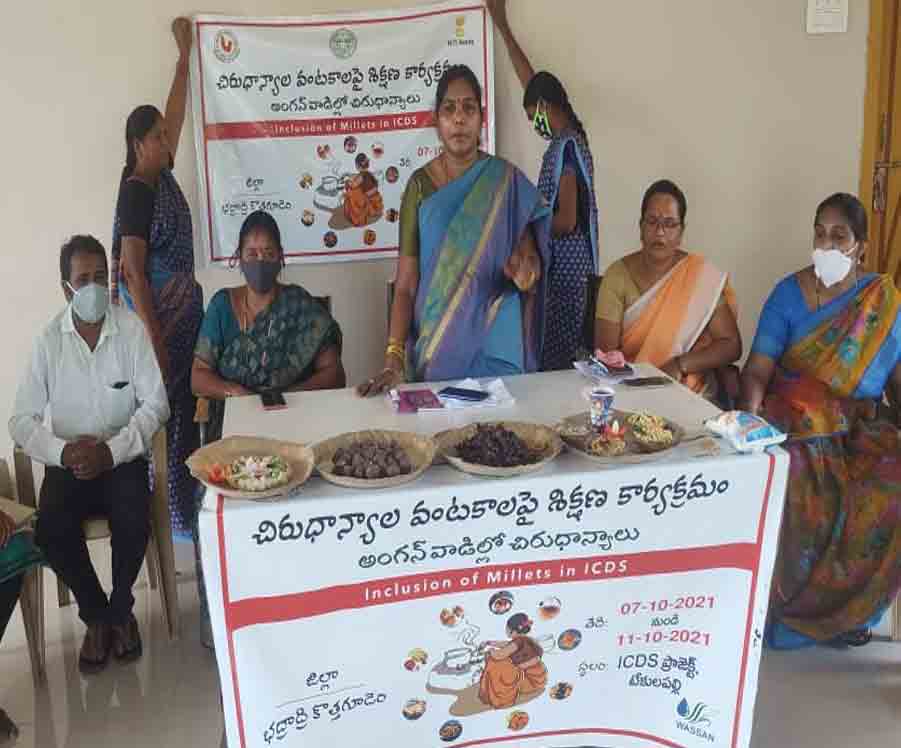 Kothagudem | అంగన్ వాడీ సిబ్బందికి చిరుధాన్యాల వంటకాలపై శిక్షణ..