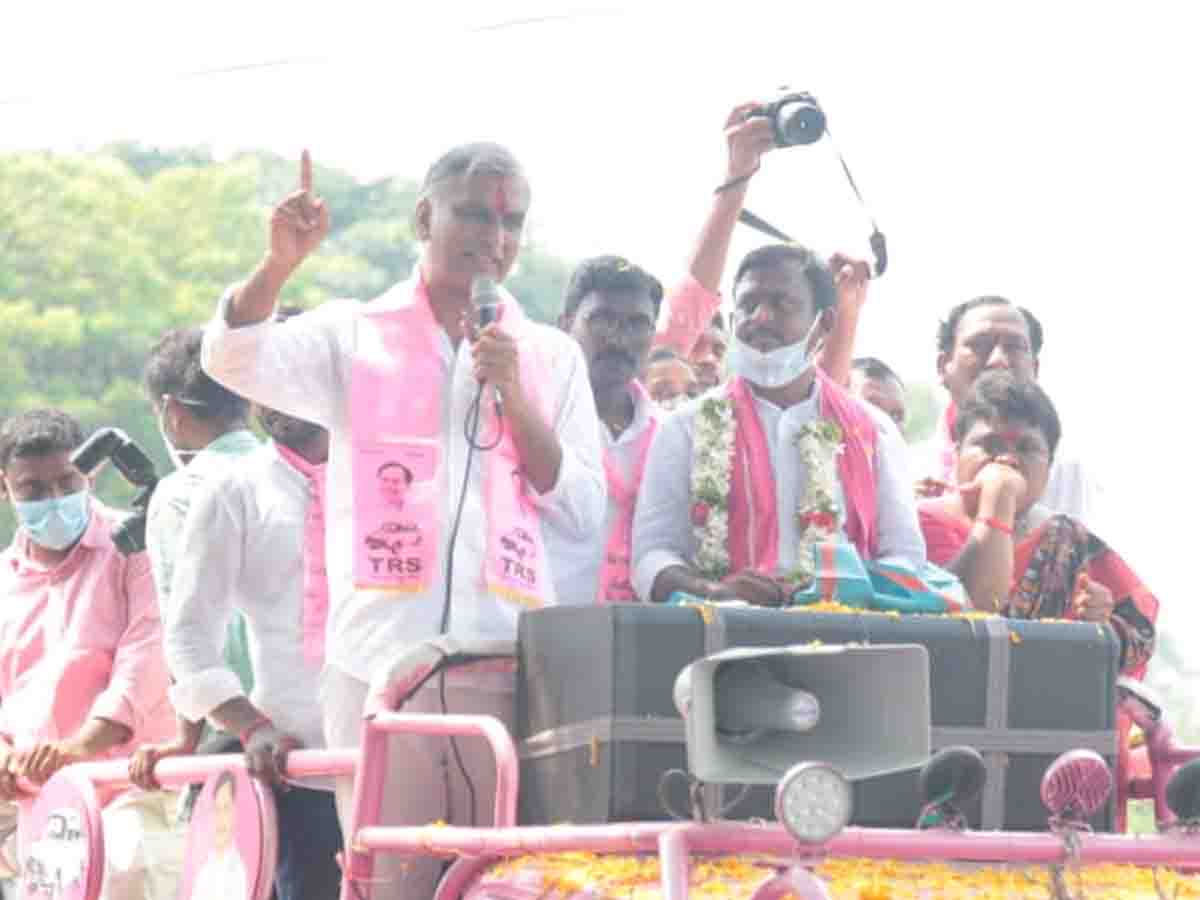 సొంత జాగా ఉన్నోళ్ల‌కు ఇంటి నిర్మాణంకోసం రూ. 5ల‌క్ష‌లు: మంత్రి హ‌రీశ్‌రావు