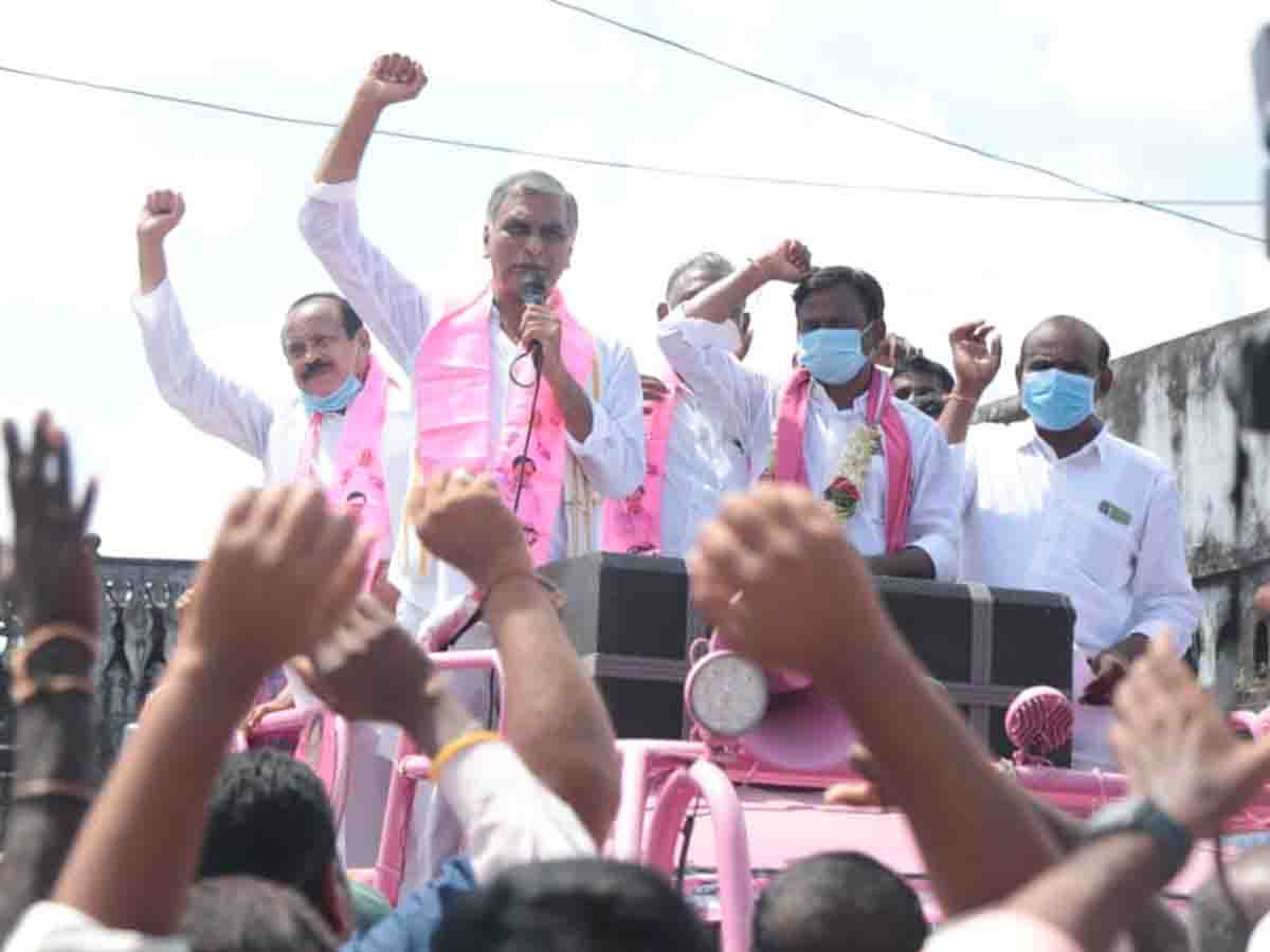 Harishrao | ఆరుసార్లు ఈట‌ల‌ను గెలిపించినా.. ఒక్క డ‌బుల్ బెడ్‌రూంకూడా పూర్తిచేయ‌లేదు..: మంత్రి హ‌రీశ్‌రావు