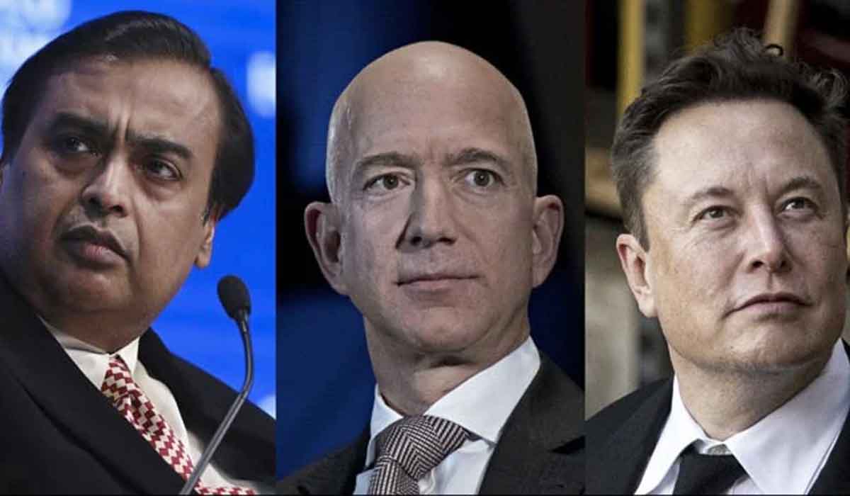 మ‌స్క్, బేజోస్‌ స‌ర‌స‌న ముఖేశ్ అంబానీ