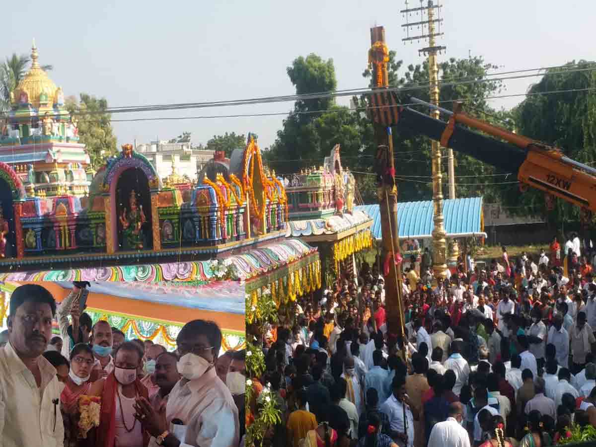 Khammam | అత్యంత వైభవంగా శ్రీమహాలక్ష్మి ఆలయ ప్రతిష్ఠామహోత్సవం..