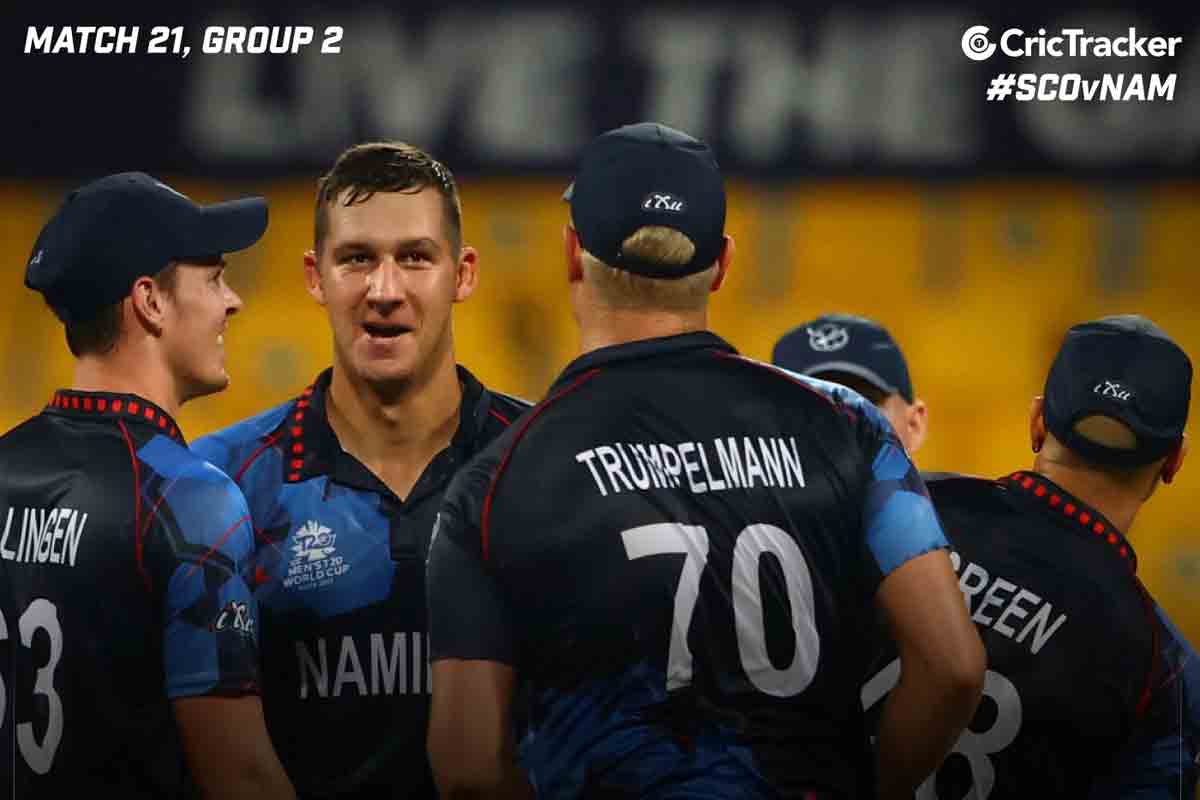 SCOvsNAM | త‌డ‌బ‌డ్డ స్కాట్లాండ్‌.. 4వికెట్ల తేడాతో న‌మీబియా గెలుపు