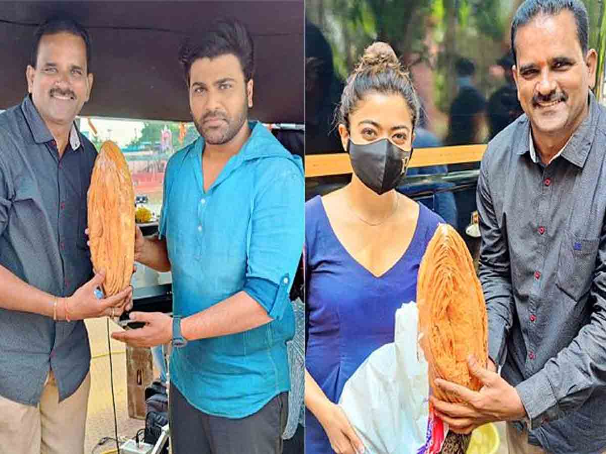 Rashmika: శ‌ర్వానంద్‌,ర‌ష్మిక‌ల‌కు పెద్ద కాజా గిఫ్ట్..!