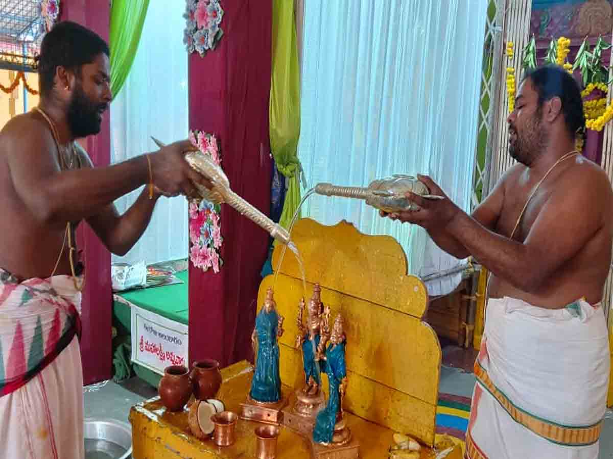 kothagudem | రేపు శ్రీవారి కల్యాణ మహోత్సవం..