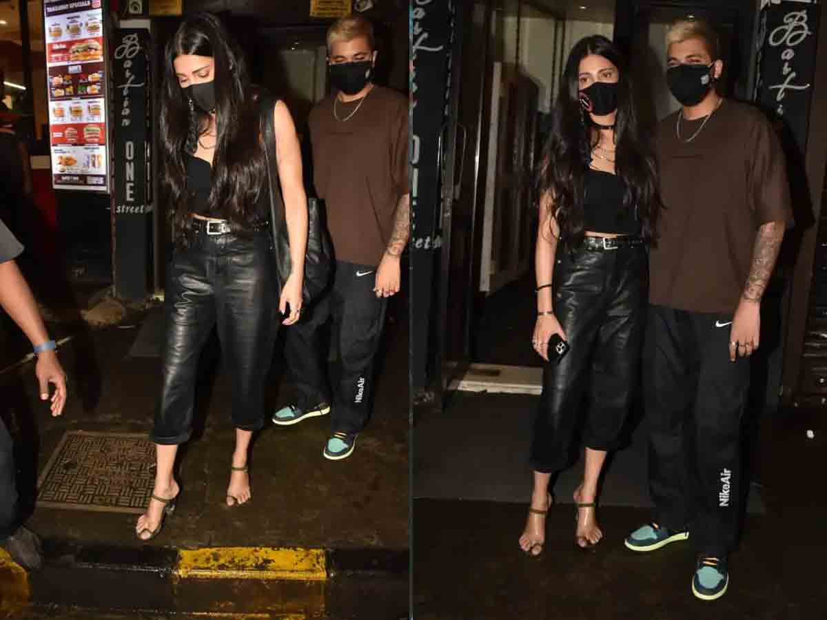 Shruti Haasan: బాయ్ ఫ్రెండ్‌తో డిన్న‌ర్ డేట్.. ముంబైలో త‌ళుక్కుమన్న శృతి