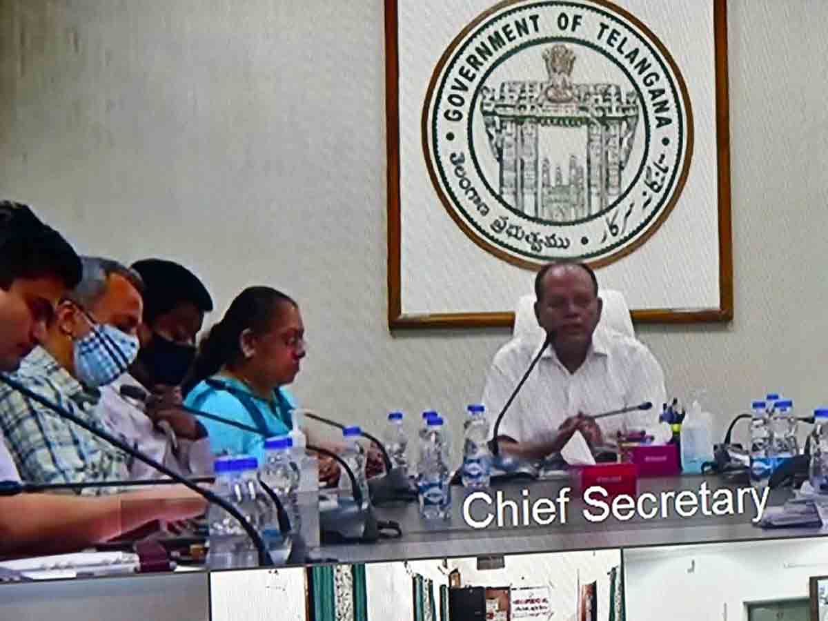 Chevella : పోడు భూములపై ప్రణాళిక సిద్ధం చేసుకోవాలి.. సీఎస్ సోమేశ్‌కుమార్‌