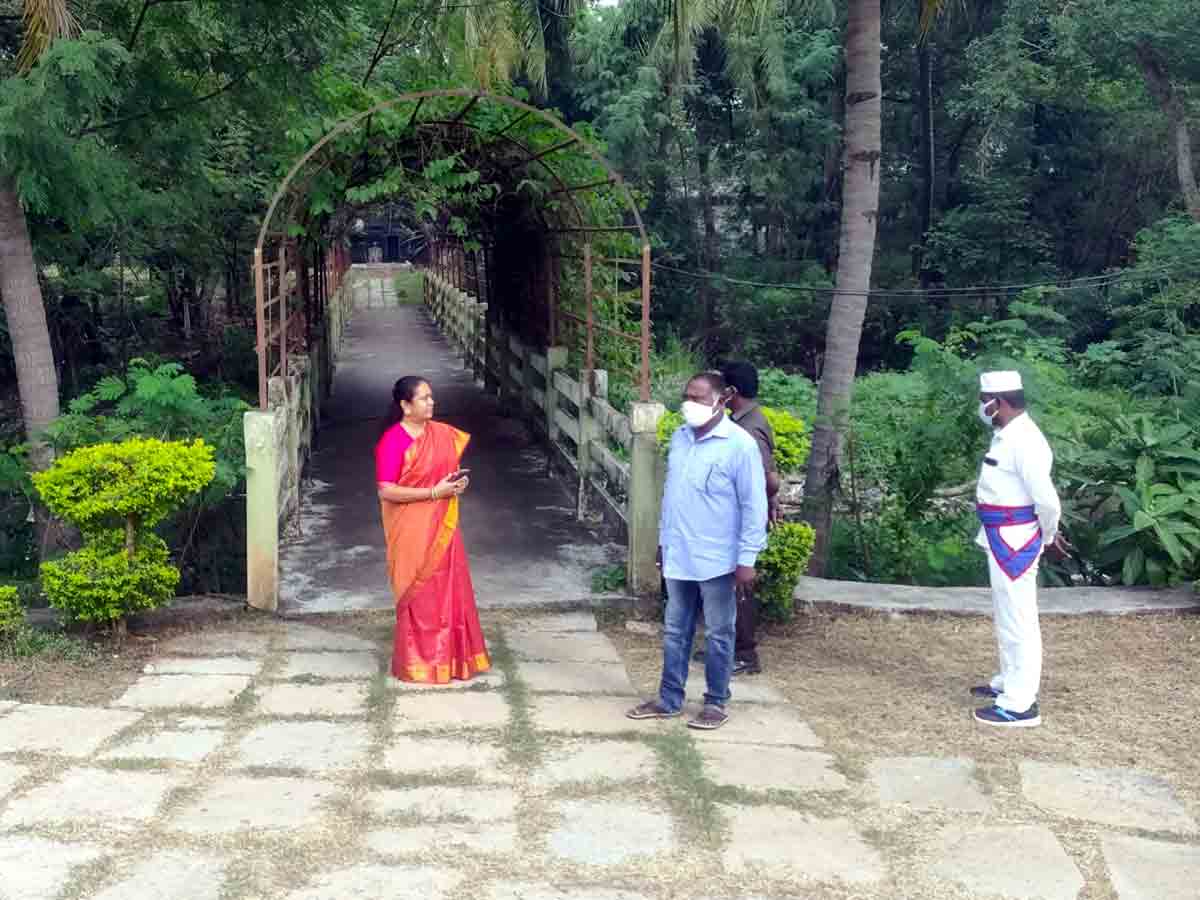Warangal : మ్యూజికల్‌ గార్డెన్‌ అభివృద్ధికి చర్యలు.. మేయర్‌ గుండు సుధారాణి