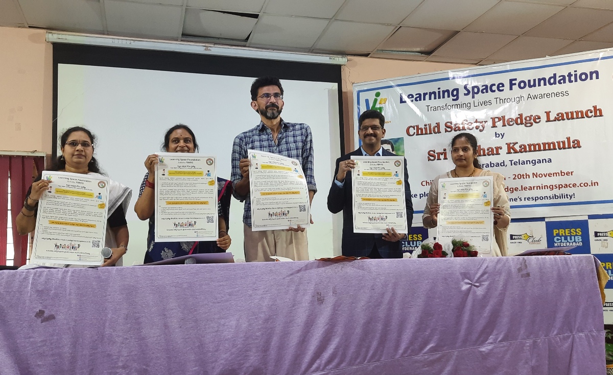 Child safety pledge |  చిన్నారులపై.. అఘాయిత్యాల‌ప‌ట్ల అవ‌గాహ‌న పెర‌గాలి : సినీ దర్శకులు శేఖర్‌ కమ్ముల