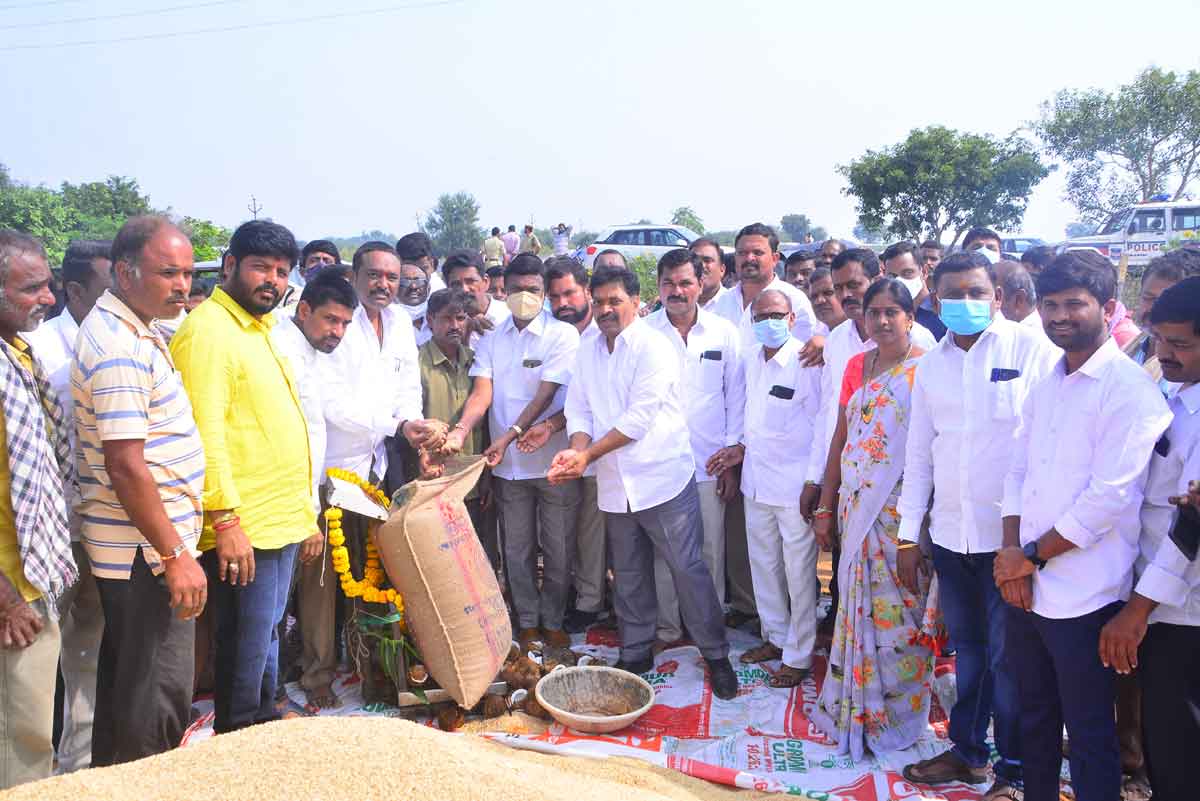 ధాన్యం కొనుగోళ్లు షురూ