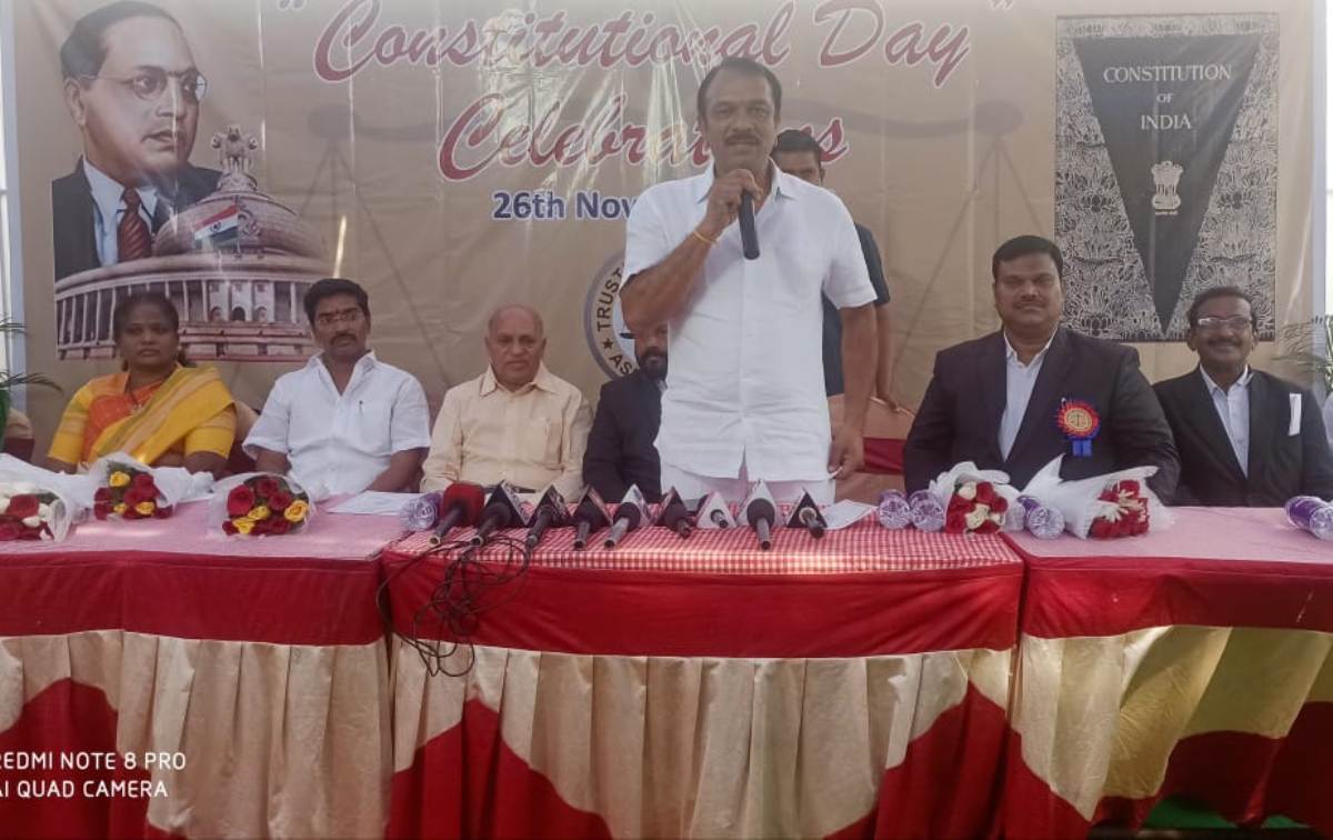 Constitutional day | ప్రపంచ దేశాల్లోకెల్లా గొప్ప రాజ్యాంగం భారత రాజ్యాంగం : ఎల్బీనగర్ ఎమ్మెల్యే దేవిరెడ్డి సుధీర్రెడ్డి