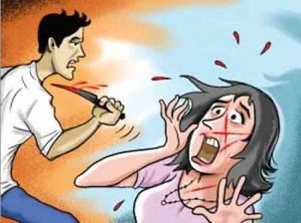 Attack with knife | కత్తితో భార్యను పొడిచి.. ఆ తర్వాత తను పొడుచుకుని..