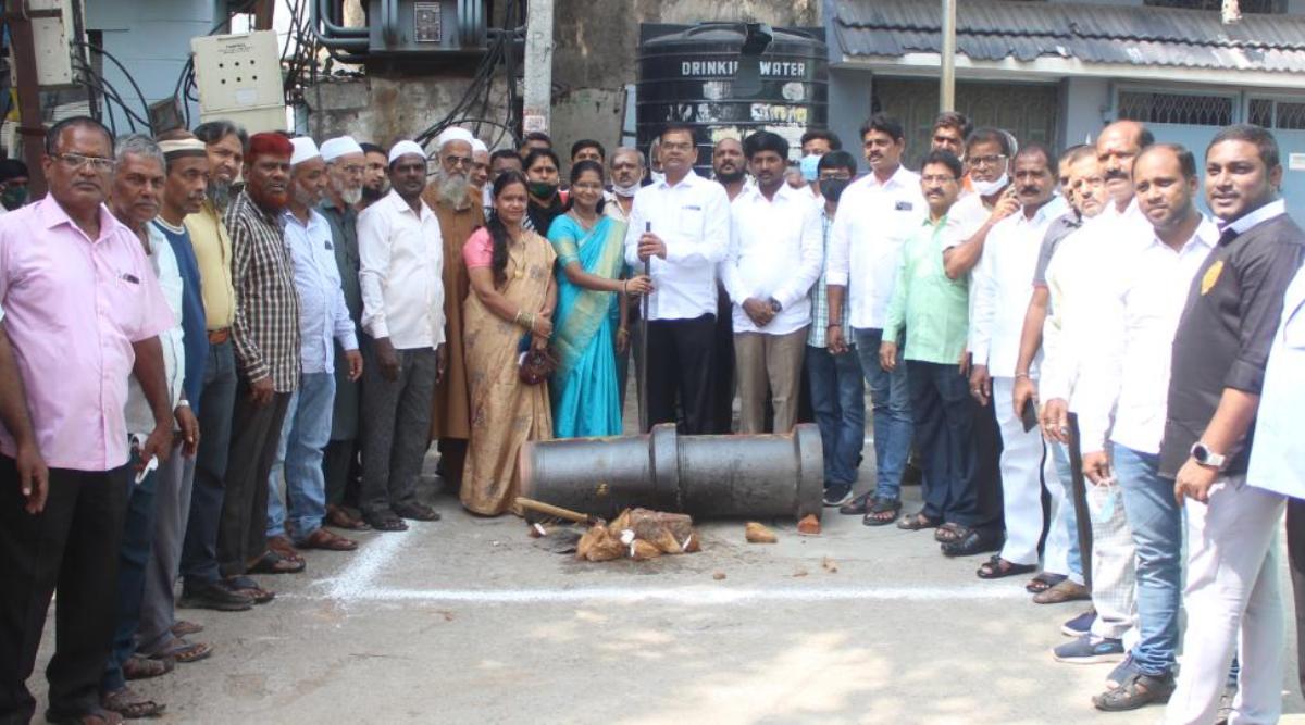 Development works | డ్రైనేజీ ఆధునీకీకరణకు మొదటి ప్రాధాన్యత :  ఎమ్మెల్యే కాలేరు వెంక‌టేశ్‌