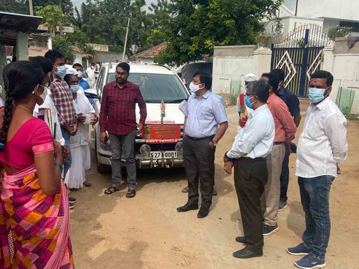 వందశాతం వ్యాక్సినేషన్‌ పూర్తి చేయాలి ..     కలెక్టర్‌ శివలింగయ్య