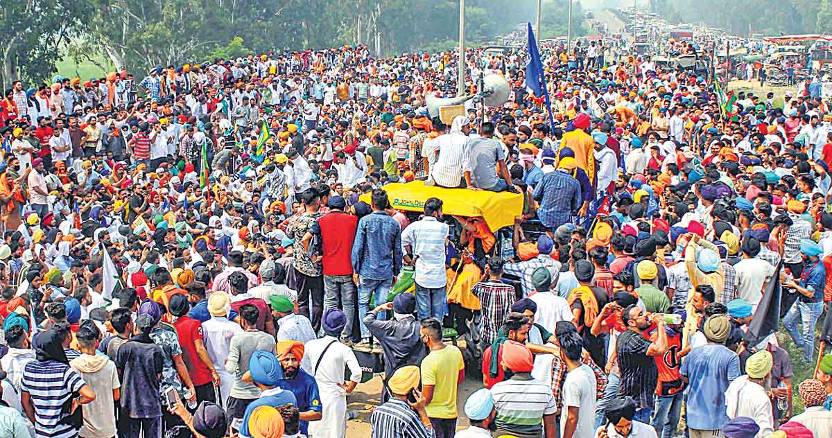 రైతు ఉద్యమంపై బీజేపీ విషం