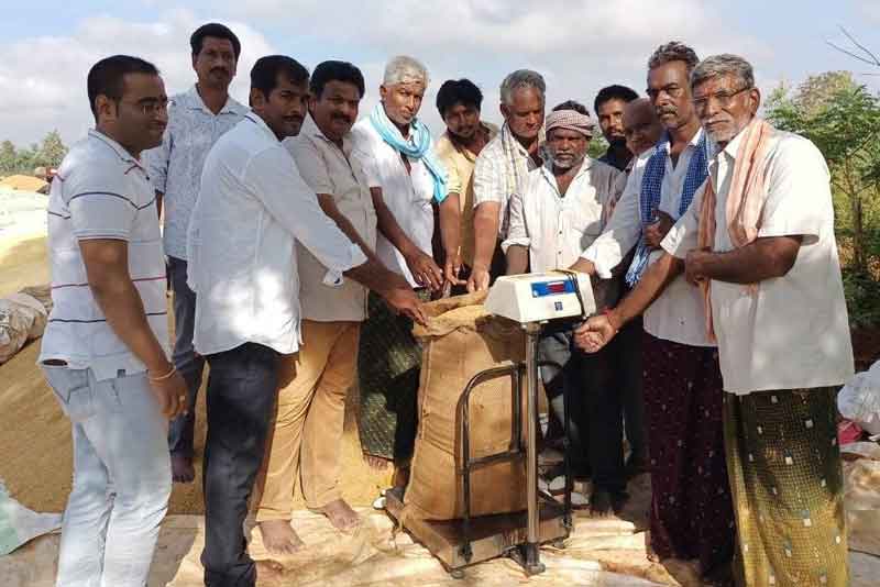 ధాన్యం కొనుగోలు కేంద్రాలు ప్రారంభం