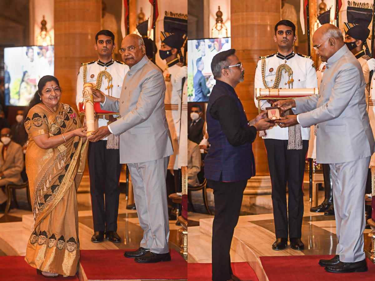 Padma Shri Awards 2021: ప‌ద్మ అవార్డుల ప్ర‌దానోత్స‌వం ఫొటోలు