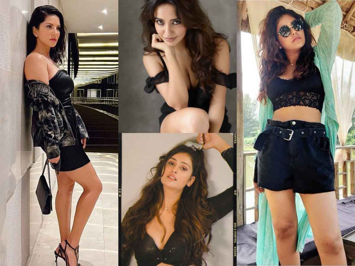 Instagram Updates: బ్లాక్ డ్రెస్‌లో రెచ్చిపోయిన హీరోయిన్స్‌