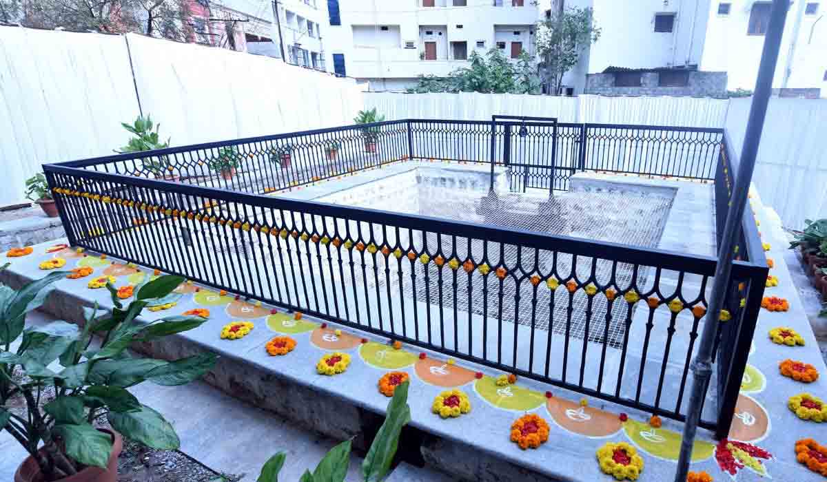 గ‌చ్చిబౌలి మెట్ల బావి ప్రారంభం.. కేటీఆర్ అభినంద‌న‌లు