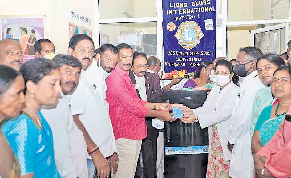 ఆరోగ్య కేంద్రాల్లో సౌకర్యాలు