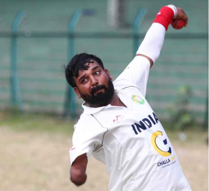 ఒంటి చేత్తోనే బౌండ‌రీలు.. ఇటు క్రికెట్.. అటు వాలీబాల్‌లో రాణింపు