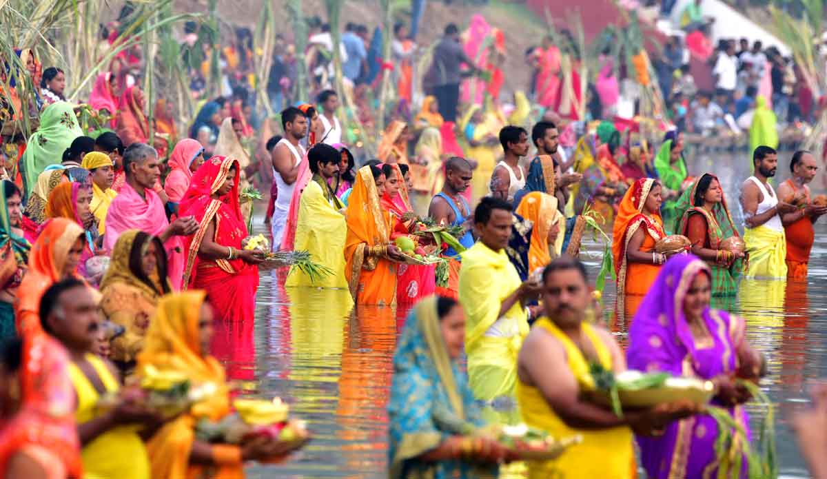 కన్నుల పండువగా ఛఠ్‌ పూజ