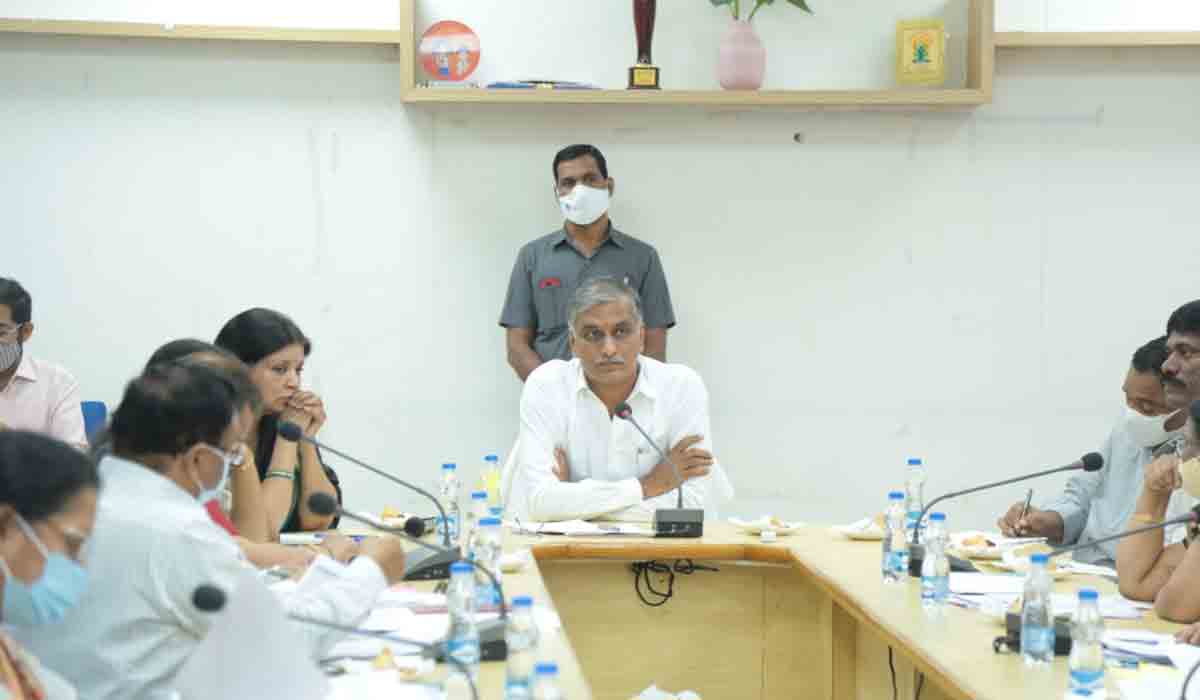 ఆరోగ్య సూచిల్లో తెలంగాణ అగ్ర‌స్థానంలో ఉండాలి : మంత్రి హ‌రీశ్‌రావు