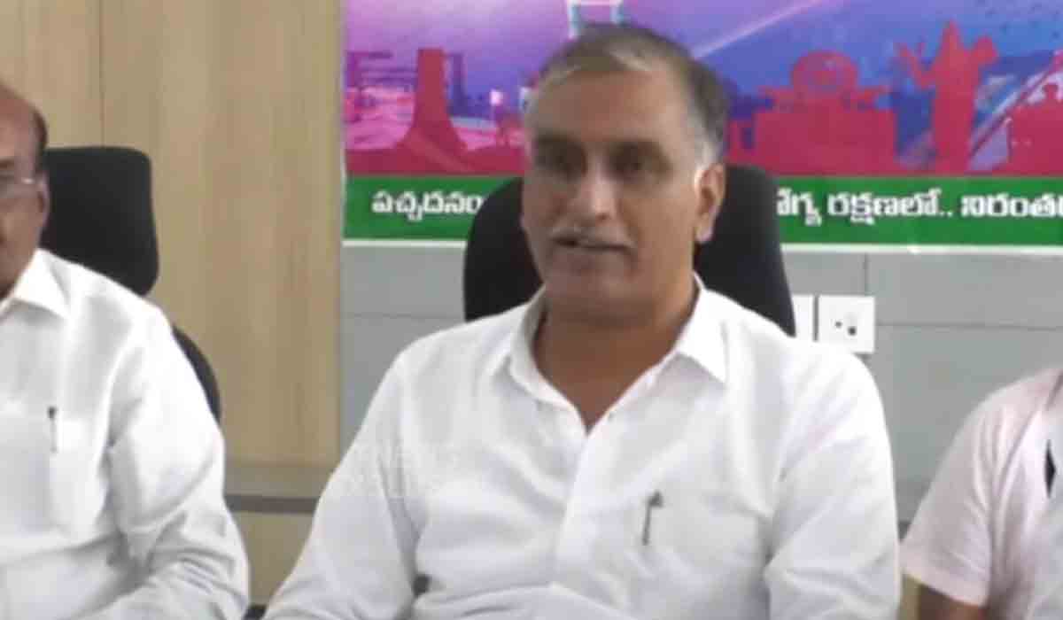 కృష్ణా జలాల్లో న్యాయమైన వాటా కావాల్సిందే : మంత్రి హరీశ్రావు