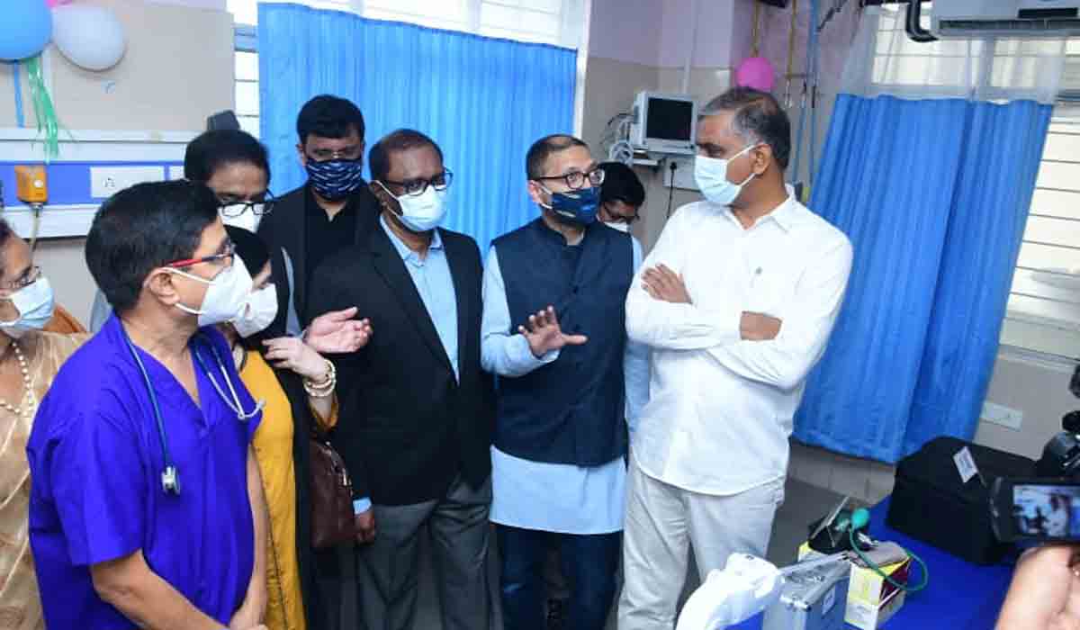 రూ. 10 వేల కోట్ల‌తో ఆరోగ్య శాఖ‌ను అభివృద్ధి చేస్తాం : మంత్రి హ‌రీశ్‌రావు