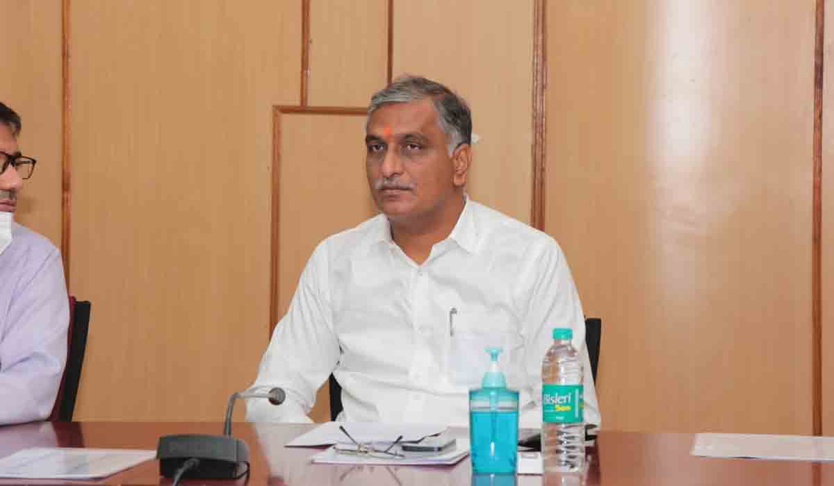 జాతీయ స‌గ‌టును మించి రాష్ట్రంలో వ్యాక్సినేష‌న్ : మంత్రి హ‌రీశ్‌రావు