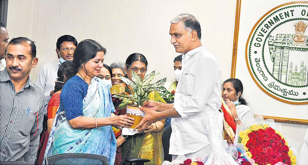 హరీశ్‌రావుకు శుభాకాంక్షల వెల్లువ