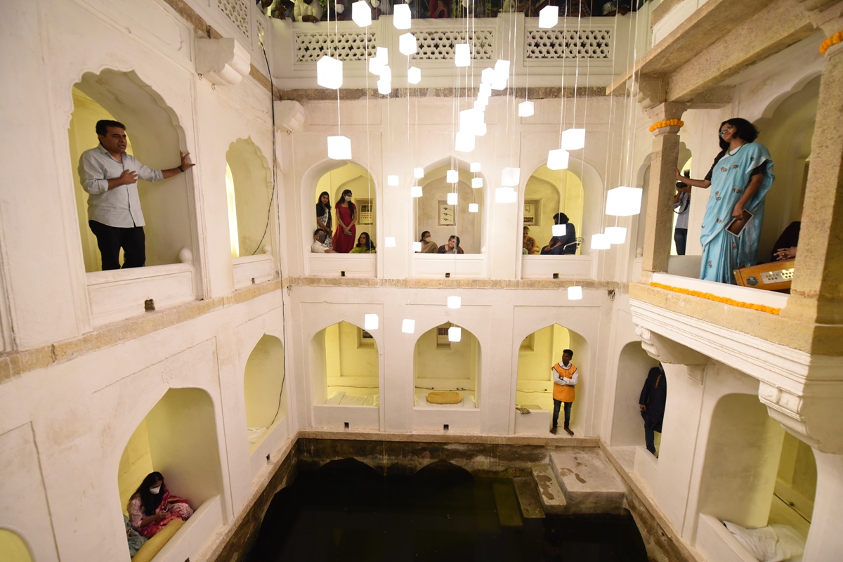 Bapu ghat stepwell | లంగర్‌హౌస్ బాపూఘాట్‌లో చారిత్రక బావి పునరుద్ధరణ