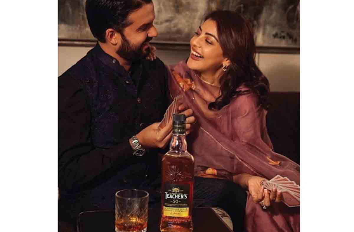 Kajal Alcohol Brand trolls | ఇద్ద‌రు క‌లిసే వేసేస్తున్నారా..? కాజ‌ల్‌పై నెటిజ‌న్ సెటైర్‌