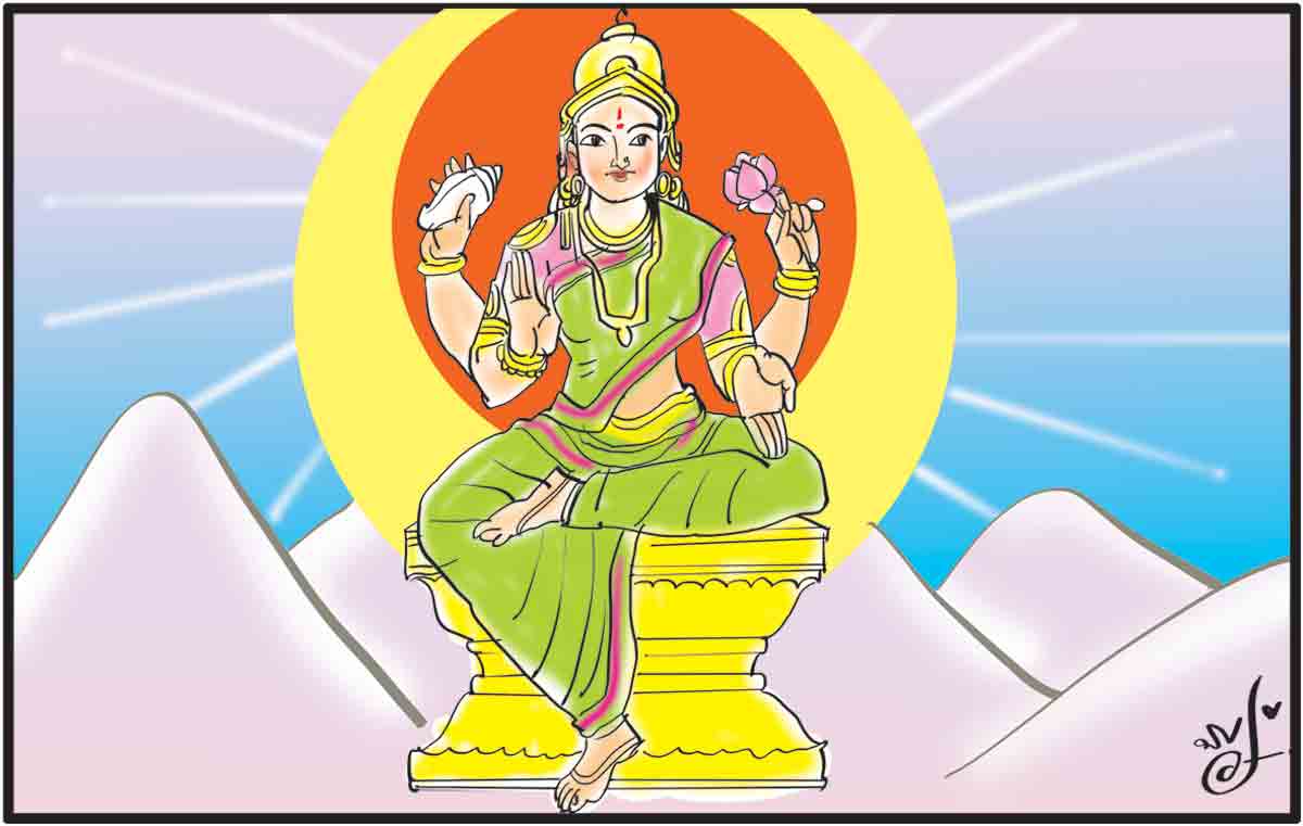 లలితా నామాల్లో మేరుపూస శ్రీమాత